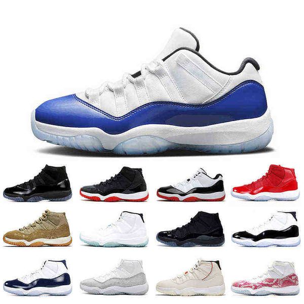 

2020 jumpman 11 fashion concord blue 11 11s mens womens basketball shoes white black bred cap and gown sports trainers sneakers