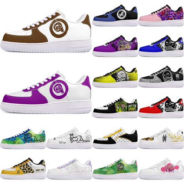 

DIY shoes beautiful autumn mens Leisure shoes one for comfortable men women casualplatform sneakers Classic cartoon graffiti trainers comfortable sports 56188