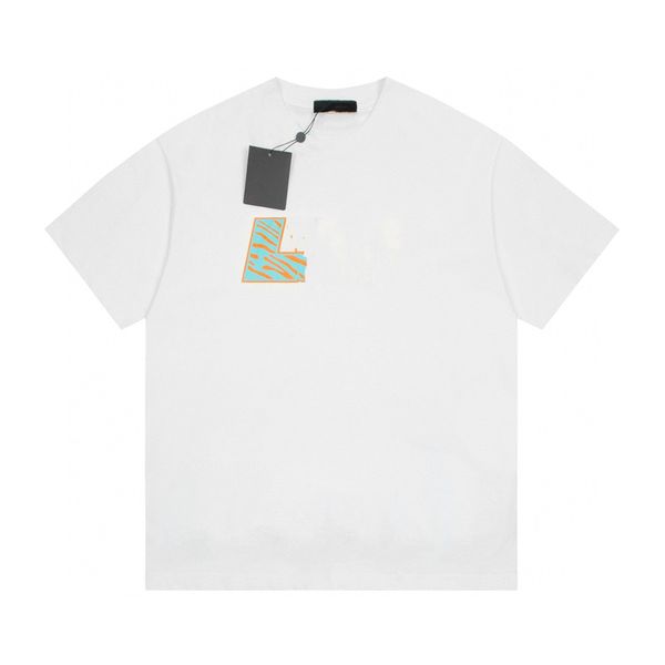 

2023 new mens womens designer t shirts printed fashion man t-shirt cotton casual tees short sleeve luxury hip hop streetwear tshirts v1, White;black