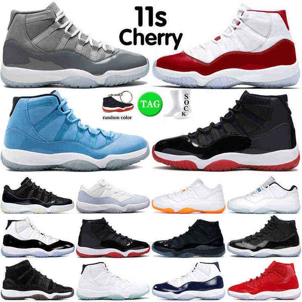 

11s mens basketball shoes cherry pantone cool grey pure violet space cap and gown 11 men women outdoor sports trainers sneakers designer