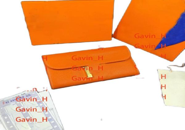 

long leather wallets soft cowhide design women purse wallet with box9046252, Red;black