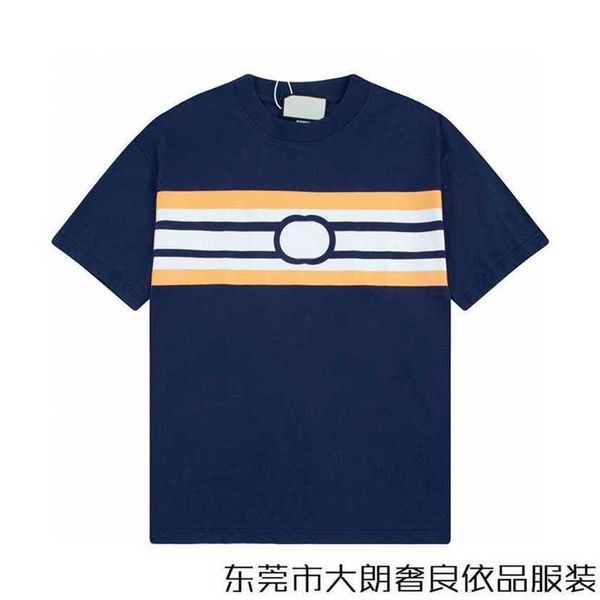 

24% off correct version of gujia interlocking double stripe printing three color summer versatile short sleeved t-shirt for couples, White;black