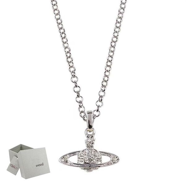

saturn curved necklace pearls diamond tennis necklace woman silver chains vintage trendy style2690