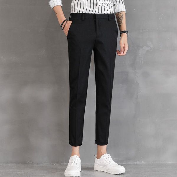 

blazers anklelength linen plaid pants men trousers hip hop jogger pants male sweatpants streetwear men pants 2019 new fashion blue, White;black