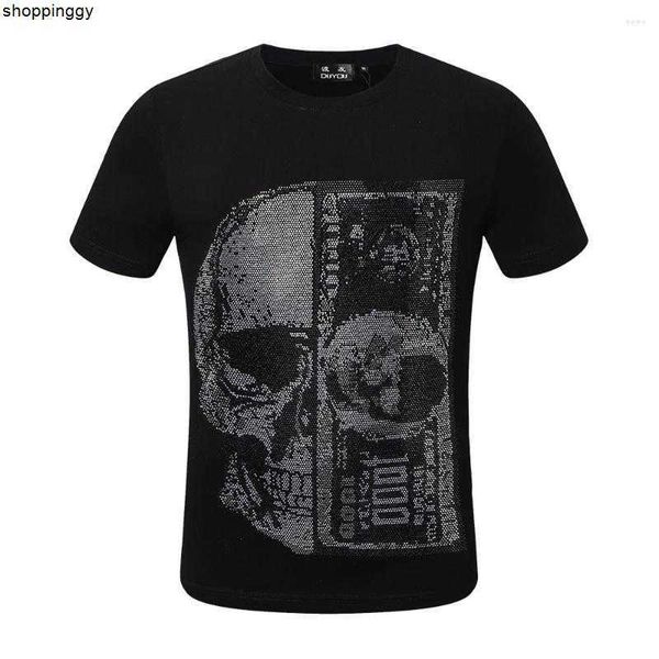

t-shirts t shirts summer round neck ss dollar rock shirt pp|459202548, White;black