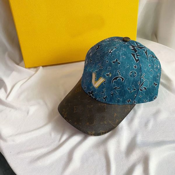 

mens designer bucket hat for men women leather brand letter ball caps 4 seasons adjustable luxury sports brown baseball hats cap binding sun, Blue;gray
