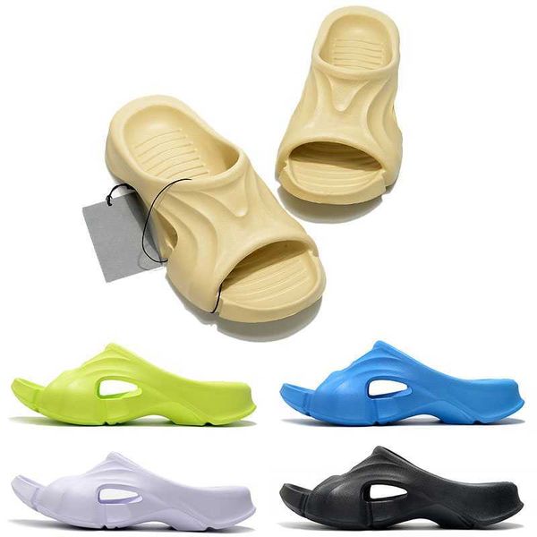 

og triple s 3.0 scuffs comfortable molded flip flops slippers rubber slide beach pool slides sandals women men sports style mold thong casua, Black