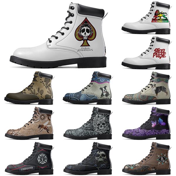 

Diy Fashionable Versatile Outdoor Boots Non-slip Winter Comfortable Casual Customized Elevated Classsic Butterfly Boots