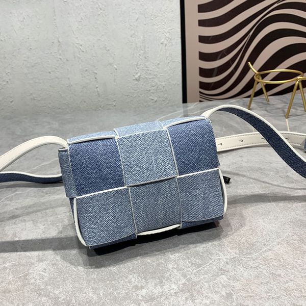 

denim weave bag crossbody mini bag flap shoulder bag designer luxury bag women handbags knot clutch bags cloud bags lady tote purse quality