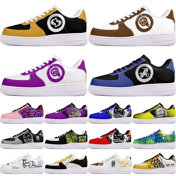 

DIY shoes beautiful autumn mens Leisure shoes one for lovely men women casualplatform sneakers Classic cartoon graffiti trainers comfortable sports 46631