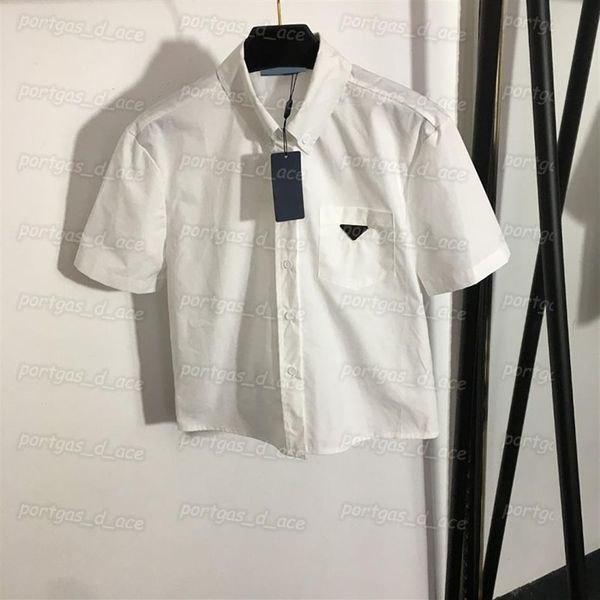 

cropped women t shirts white short sleeve blouse summer street style short shirt 232z, Black