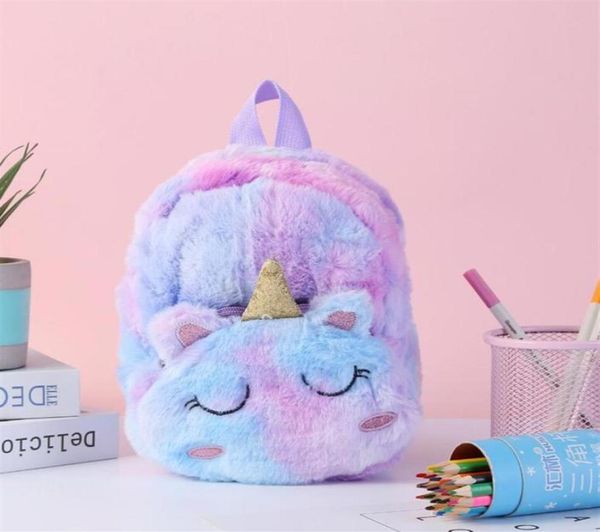 

soft plush school mochila unicorn backpack cute children toys bag 3d cartoon animal schoolbag student kids shoulder backpacks306p4395687