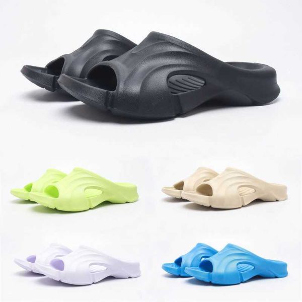 

og 2023 triple s 3.0 slippers molded flip flops beach pool slides sandals women men basketball sports style mold thong rubber slide casual f, Black