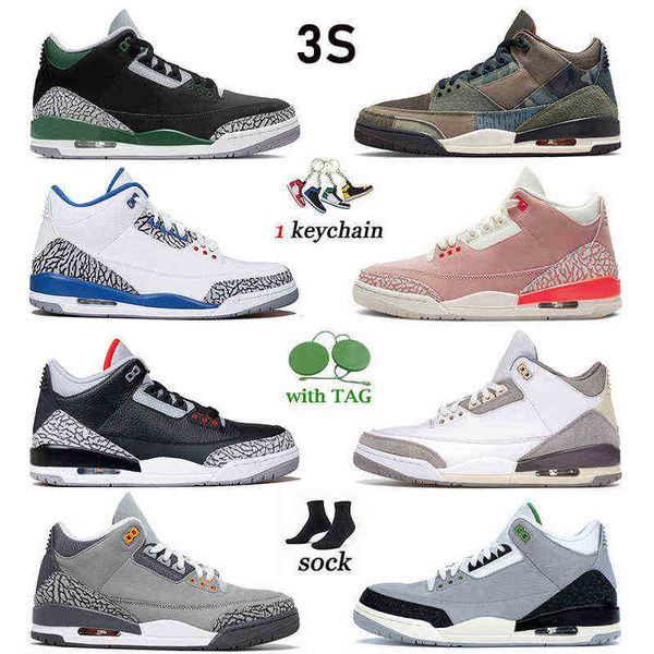 

authentic og basketball shoes 3 patchwork pine green mens jumpmna 3s outdoor cool grey racer blue white cement unc fire red off womens
