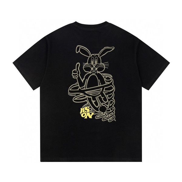 

2023 luxury t-shirt designer men's t-shirt cotton short summer fashion casual with brand letter high-quality designer t-shirt a1, White;black