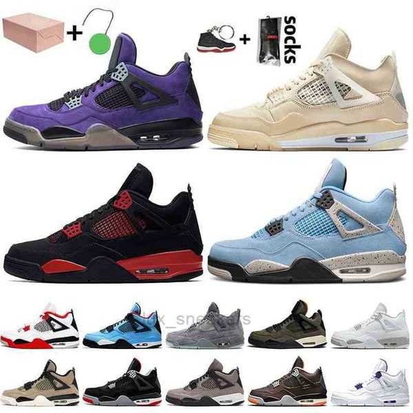 

luxurys designers jumpman 4 4s basketball shoes with box s purple sail red thunder university blue starfish mens trainers women