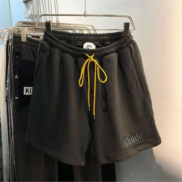 

2023ss embroidery vintage shorts drawstring men shorts plus size235p