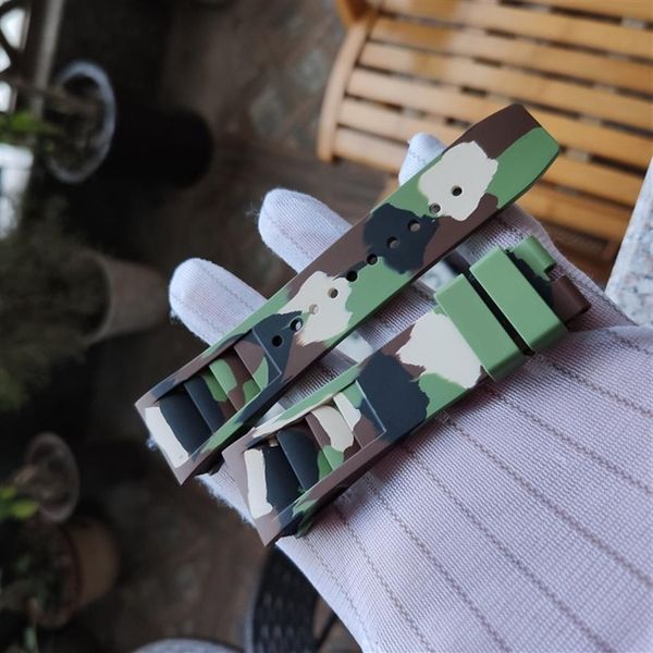 

band soft rubber strap for rafael nadal ntpt rm27 rm35 rm055 rm50 etc watch bracelet belt accessory parts repair fix 275h, Black;brown