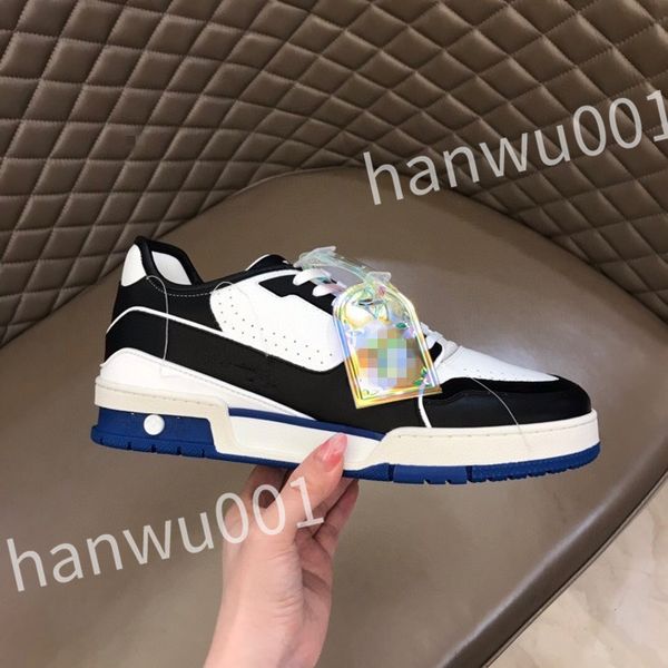 

2023 new designer men causal shoes fashion woman leather lace up platform sole sneakers white black men women luxurys