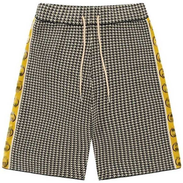 

20% off end version of trendy gujia elastic woven pants casual versatile loose shorts, White;black