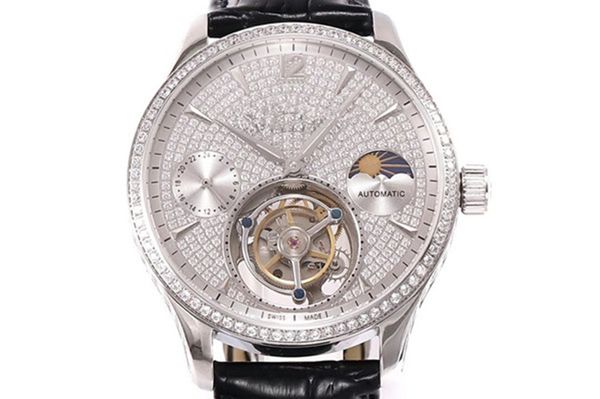 

luxury watches mens watch designer watches movement watches men moissanite watch iced out watch diamond watch montre automatic mechanical wa, Slivery;brown