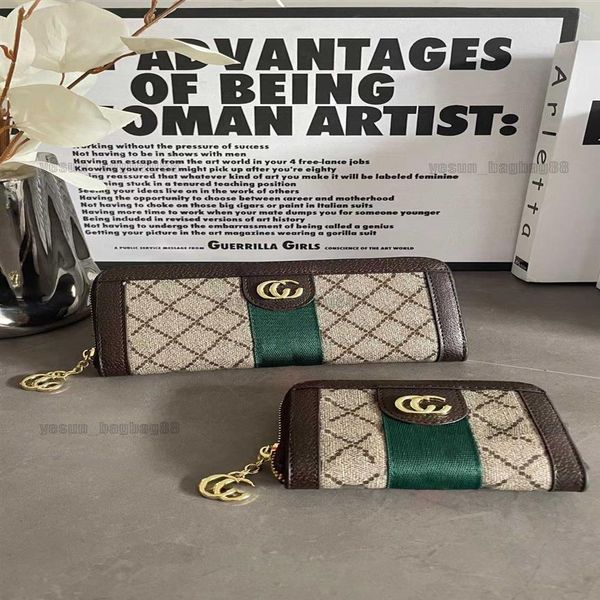 

luxurys designers women ggity wallet short long wallets bag card holder carry zipper red and green ribbon printing mens canvas lea254w