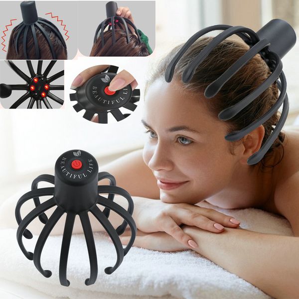 

back massager electric head scalp hair growth relax stress relief scratcher stimulation massage claw health care 230422