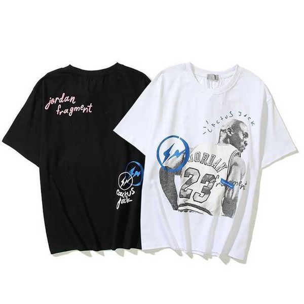 

22% off street trendy half summer lightning chest print foam round neck short sleeved men's and women's t-shirt trend, White;black
