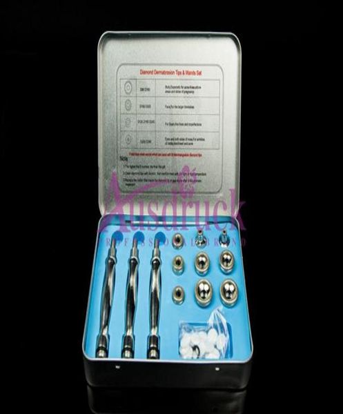 

microdermabrasion accessories dermabrasion filter stainless steel 9 tips 3 wands cotton filters for skin care machine5962704