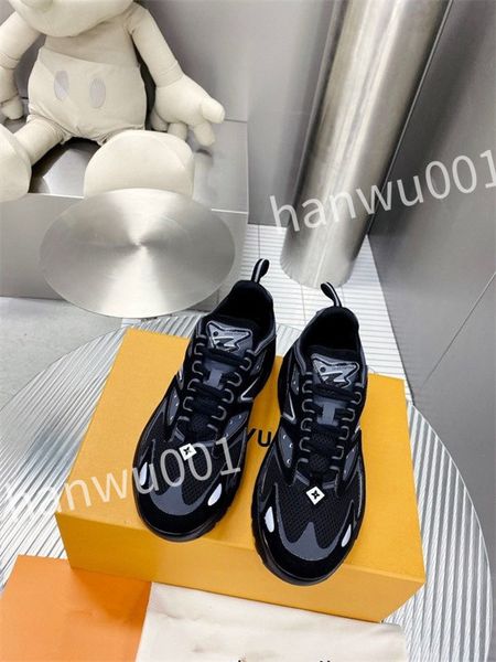 

2023 luxury high sneakers designer sports shoes women men fashion casual shoes comfortable nonslip soles, Black