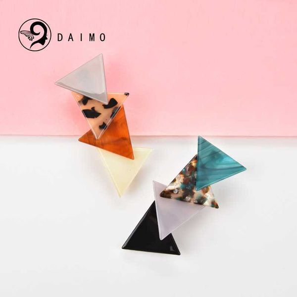 

pink barrette japanese and korean acetic acid hair accessories soft girl splicing triangular hair clip cute ball shaped head clip spring cli, Golden;silver