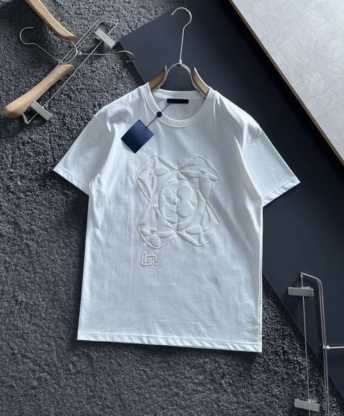 

2023 new mens womens designer t shirts printed fashion man t-shirt cotton casual tees short sleeve luxury hip hop streetwear tshirts a30, White;black