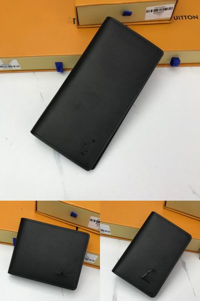 

famous designer leather wallets classic brand female short wallet pocket clutch bags luxury multi-card men long zipper wallet coin purses ca, Red;black