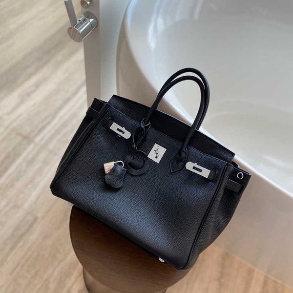 

herms birkin classic leather women's bag togo upgraded layer leather bag fashion one-shoulder diagonal cross handbag ayw