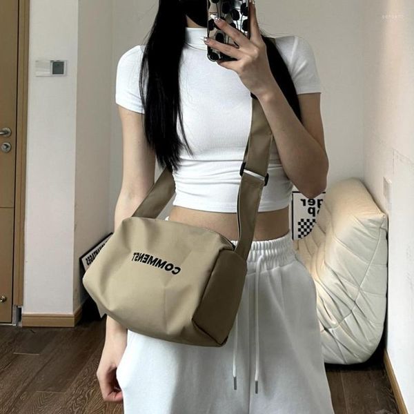 

shoulder bags y2 girls trend toast bag harajuku retro pillow all matching crossbody niche design women messenger