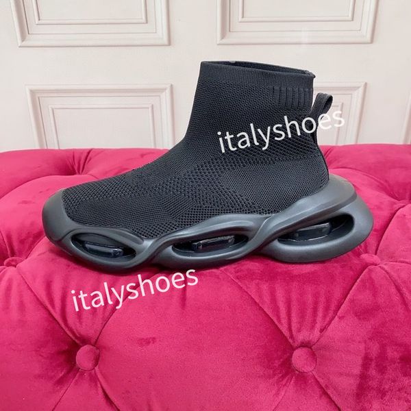 

2023quality designer sock shoes womens men flat running shoes black shoes clear sole volt graffiti lace-up socks boots designers platform
