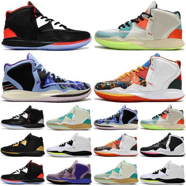 

ogkyrie 8 8s men basketball sneaker fire and ice keep sue fresh aluminum mens trainers sports shoes size 7-12 fashion shoe