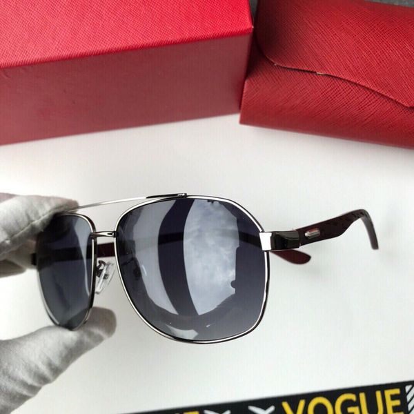 

fashion designer sunglasses man 2023 new fashion sunglasses man dual anti-uv mens trend polarizer glasses, White;black