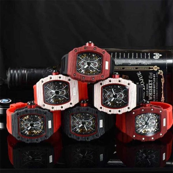

milles watch miller carbon fiber textured case men's mechanical watch tiktok ayw 39nx, Slivery;golden