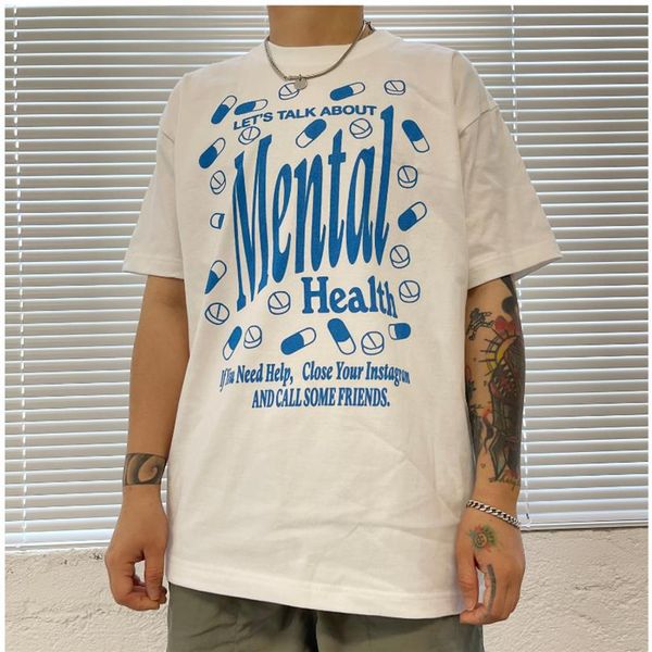 

print t-shirt hip hop men women white tee men's plus tees317z, Black;brown