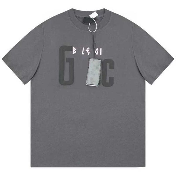 

20% off premium edition summer new fashion gujia print relaxed short sleeve t-shirt, White;black