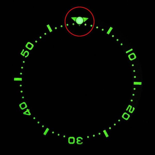 

repair tools & kits luminous pip at 12 for bezel insert lume watch parts209y