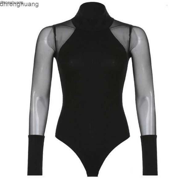 

set cumslut bodysuit lingerie women body splice mugler see through bodys mujer mesh  night club outfit 2303072k75, Red;black