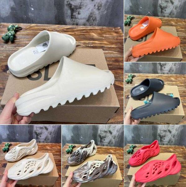 

designer rubber sandals men woman sandal ochre bone foam slippers black white resin slides pure slipper eva slide fashion classsic clog onyx
