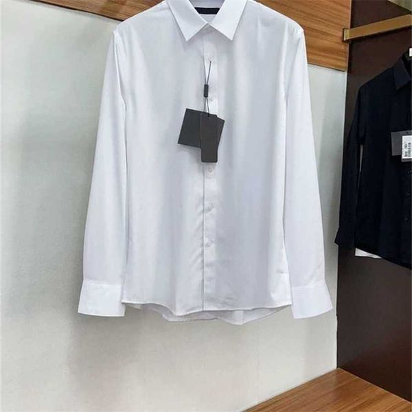 

24% off new men's long sleeve end solid color luxury shirts home end, White;black