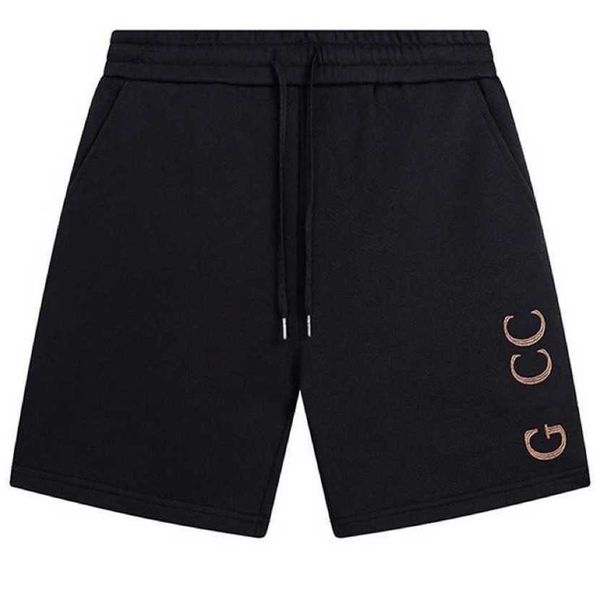 

24% off correct version of fashion gujia embroidery couple elastic ribbon pants casual versatile loose shorts, White;black