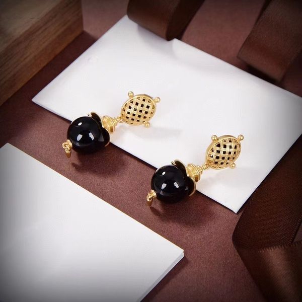 

gold hoop earrings the new ball pendant earrings, Golden;silver