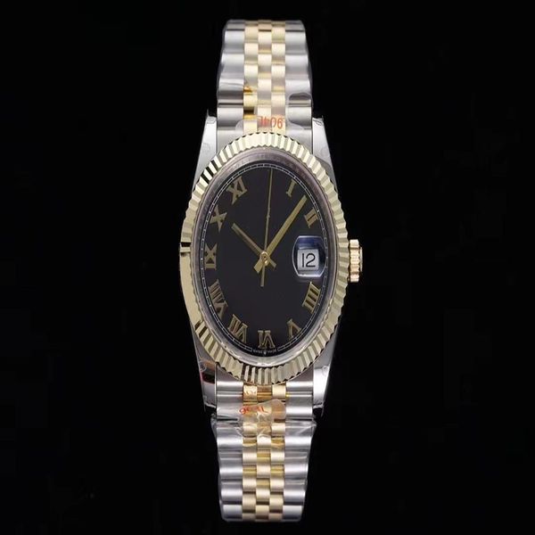 

gmf oyster constant motion watch 36mm diameter version v3 with cal 3235 all-in-one sapphire glass mirror 904l fine steel band285u, Slivery;golden