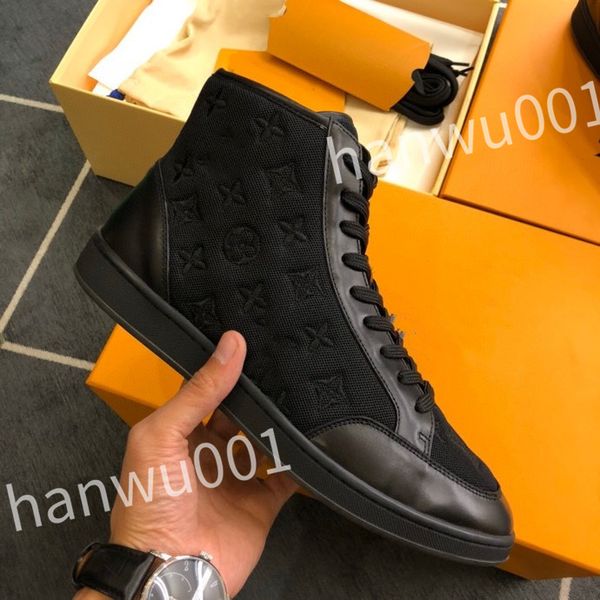 

2023 luxury high sneakers designer sports shoes women men fashion casual shoes comfortable nonslip soles, Black