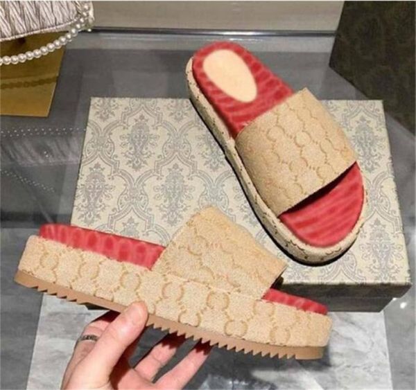 

slide designer womens g sandals mens slippers flip flops luxury flat thick bottom embroidery printed jelly rubber leather women dr3022836, Black